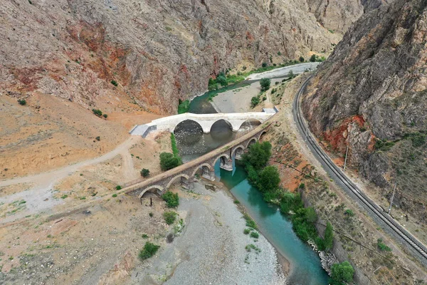 Maiden Bridge Located Calti River Bridge Built Anatolian Seljuk Period — Stock Photo, Image