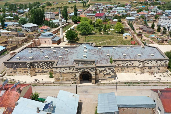 Alacahan Caravanserai Byl Postaven Století Během Období Anatolian Seljuk Pohled — Stock fotografie