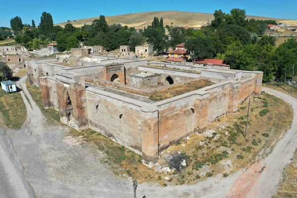 Agzikara Han Caravanserai Anatoliska Seljuk Perioden Byggdes Mellan Åren 1231 — Stockfoto