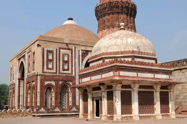 Qutub Minar Built 1235 Delhi Sultanate Qutub Minar Unesco World — 스톡 사진