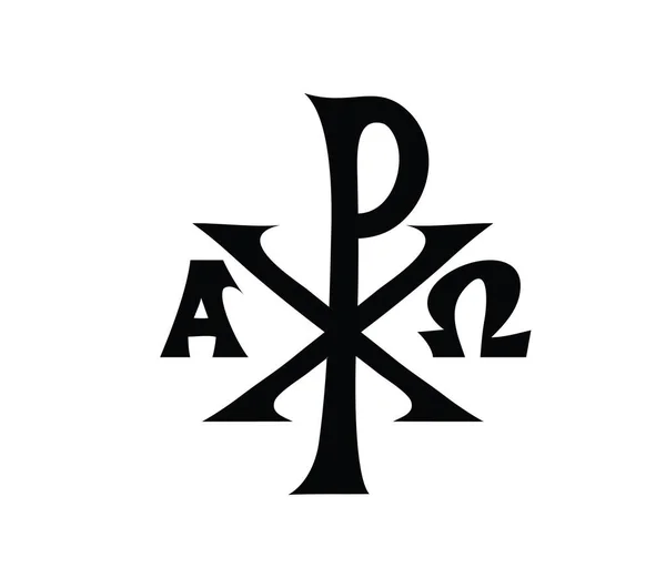 Katolická Ikona Symbol Design Vektoru — Stockový vektor