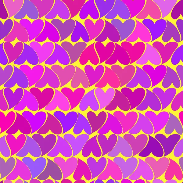 Valentine's Day seamless pattern — Stock Vector