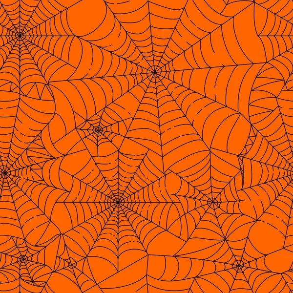 ベクトルシームレスパターン 手描き交差クモの巣と単にトレンディーな質感 クモの巣とミニマリスト催眠抽象的な背景 ハロウィーンのテーマ ストックベクター