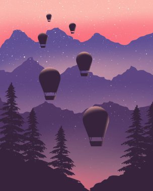 Doğa modelleri ve soyut arkaplan 