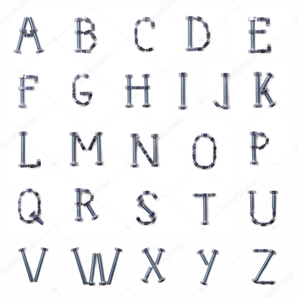 Iron alphabet — Stock Photo © Studio-N1 #41494925