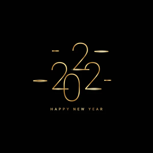 2022 Новогоднее Поздравление Новым Годом — стоковый вектор