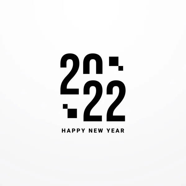 2022 Новогоднее Поздравление Новым Годом — стоковый вектор