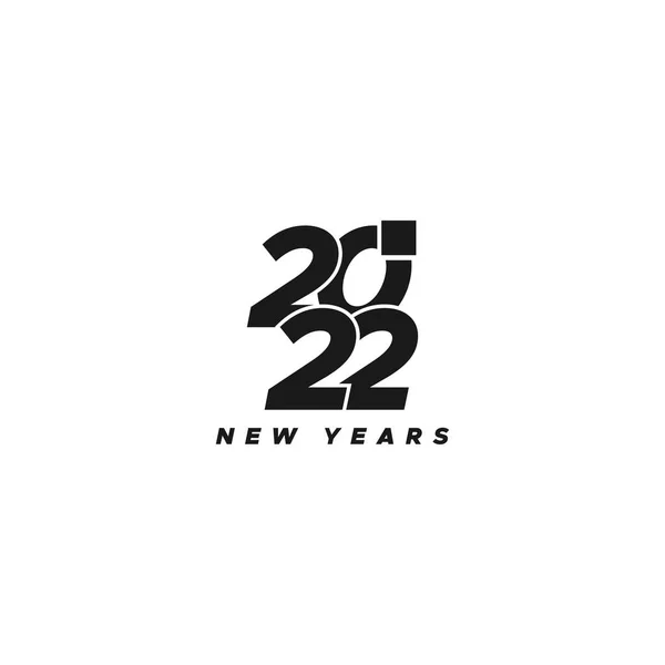 2022 Anos Novos Design Saudação Para Comemorar —  Vetores de Stock