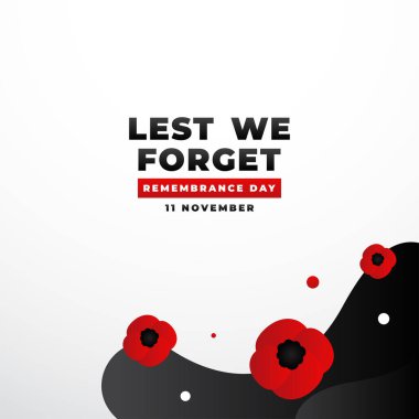 Kutlama anı için Anma Günü Tasarımı Arkaplanı