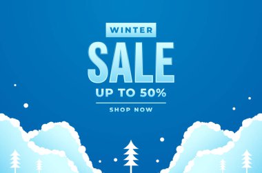 Kış Satış Tasarımı Tebrik Anı Arkaplanı