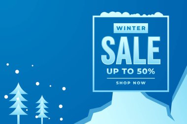 Kış Satış Tasarımı Tebrik Anı Arkaplanı