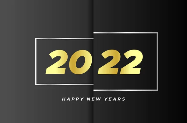 Новым Годом 2022 Дизайн Фон Приветствия Момент — стоковый вектор