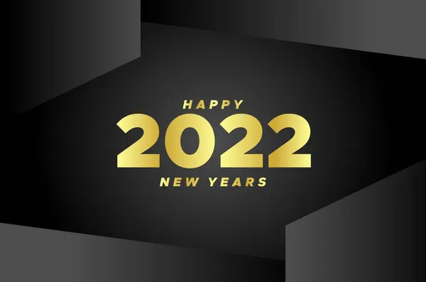 Mutlu Yıllar 2022 Tebrik Anı Için Tasarım Arkaplanı — Stok Vektör