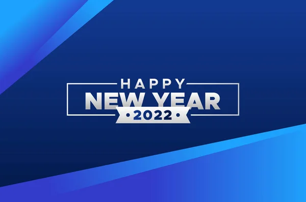 Felice Anno Nuovo 2022 Sfondo Progettazione Momento Saluto — Vettoriale Stock