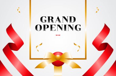 Karşılama anı için Büyük Açılış Tasarımı Arkaplanı