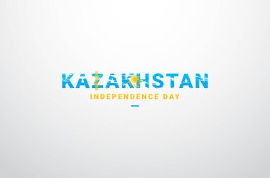 Kazakistan Bağımsızlık Günü Kutlama Anı için Arkaplan Tasarımı