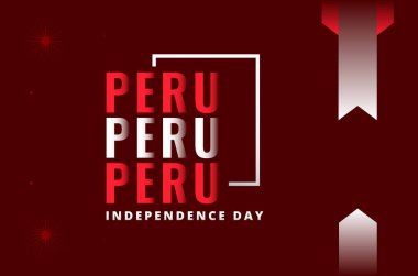 Peru Bağımsızlık Günü Uluslararası Anlık Tasarım Arkaplanı