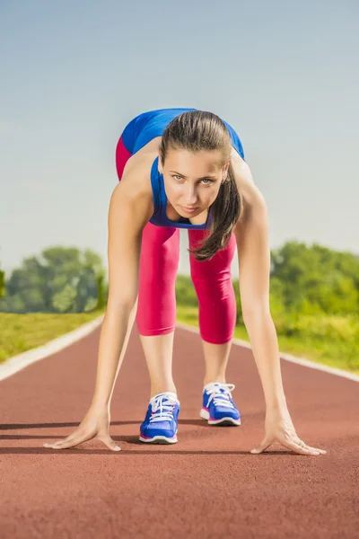 Vrouwelijke atleet — Stockfoto