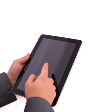 Elektronik tablet pc ile çalışma