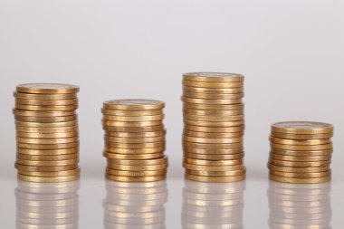 altın sikke diyagram yansıma ile