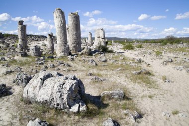 varna, Bulgaristan, pobiti kamani, kaya fenomen yakınındaki taş orman