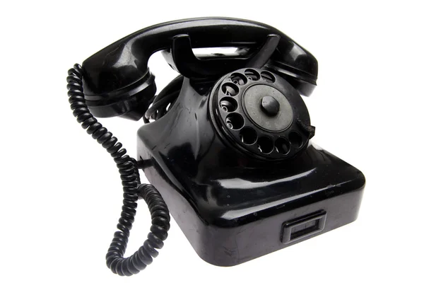 Vieux téléphone vintage isolé — Photo
