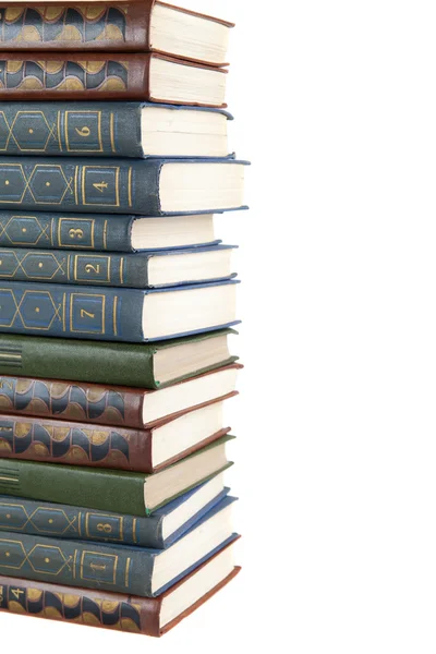 büyük izole eski antika kitap yığını 