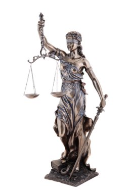 Adalet, mitolojik Yunan tanrıçası themis heykeli