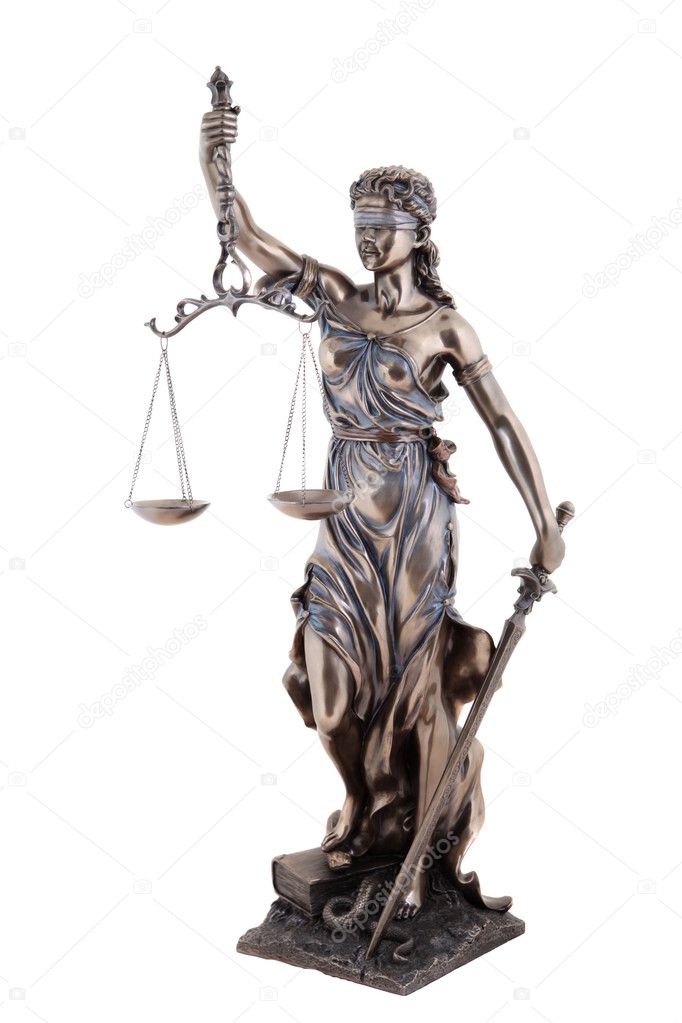 Statue of justice, Themis mythological Greek goddess