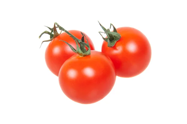 Tomates, isolados sobre branco — Fotografia de Stock