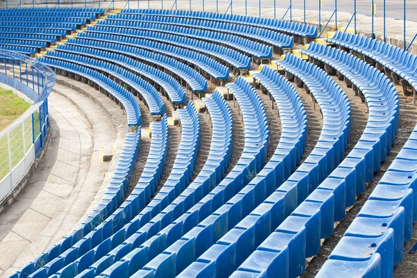 Pustych miejsc na rogu stadionu — Zdjęcie stockowe