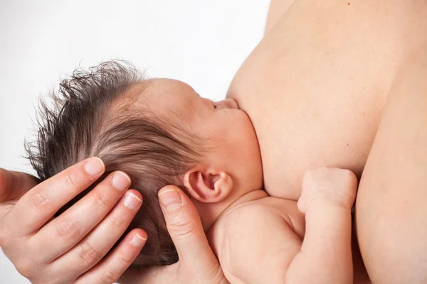 Breastfeeding baby — Stock Photo, Image