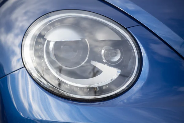 Detail of a modern car. Head light — Stock Photo, Image