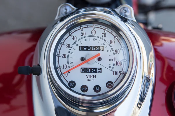 Velocímetro moto — Foto de Stock