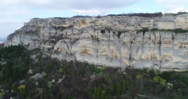 Madara Kayalıkları Madara Horseman Ortaçağ Rock Radyosu Madara Rider Shumen — Stok video