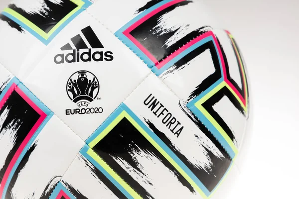 Varna Bulgarien November 2019 Adidas Uniforia Officiell Fotboll Uefa Euro — Stockfoto