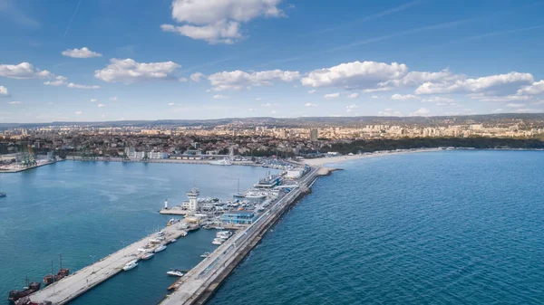 General View Varna Sea Capital Bulgaria Beautiful Cityscape Varna City — Stock Photo, Image