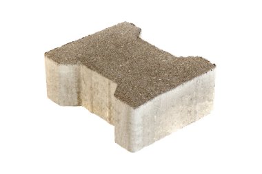 Tek asfalt tuğla, ıssız. Asfalt için beton blok