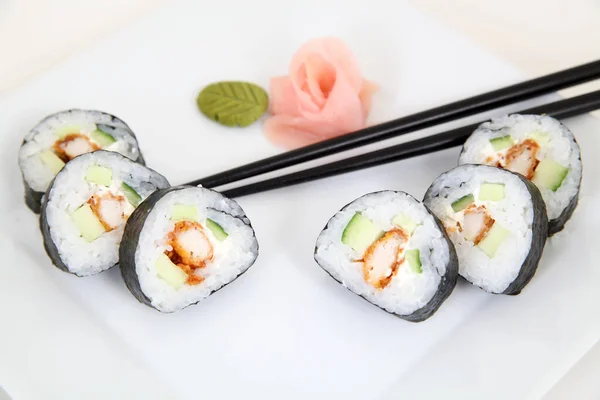 Futomaki Traditional Japanese Sushi Rolls — Foto de Stock