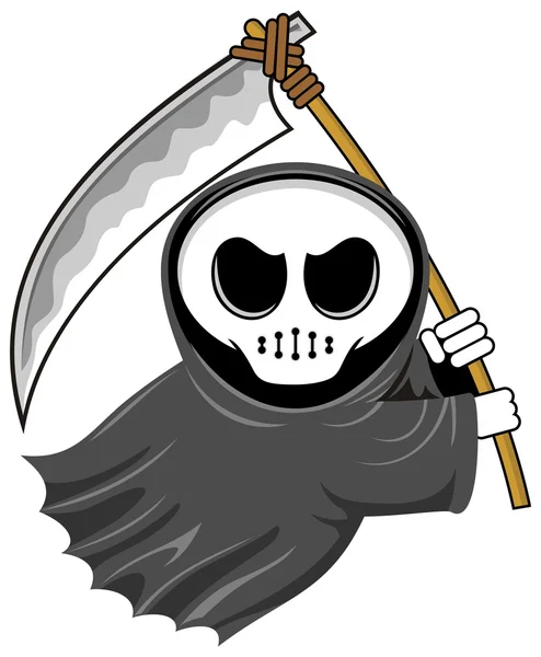 Cartoon grim reaper 01 — Stockvector