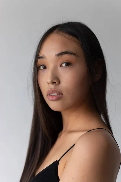 魅力的なアジアの女性の肖像画 モデルテスト — ストック写真