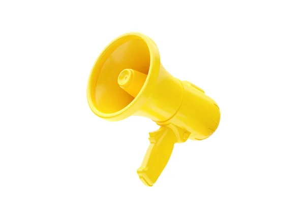 Luidspreker Render Mensen Huren Luidspreker Schreeuwen Microfoon Mockup Communicatie Microfoon — Stockfoto