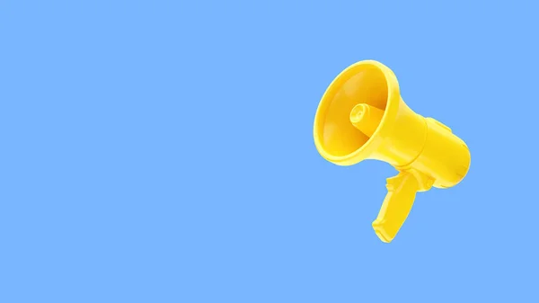 Hand Speaker Render Mensen Huren Luidspreker Nieuws Microfoon Communicatie Adverteren — Stockfoto