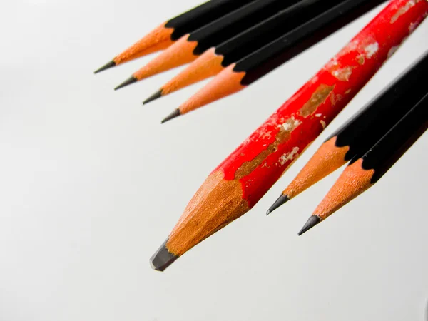 Office and carpenter pencils — Stock Photo, Image