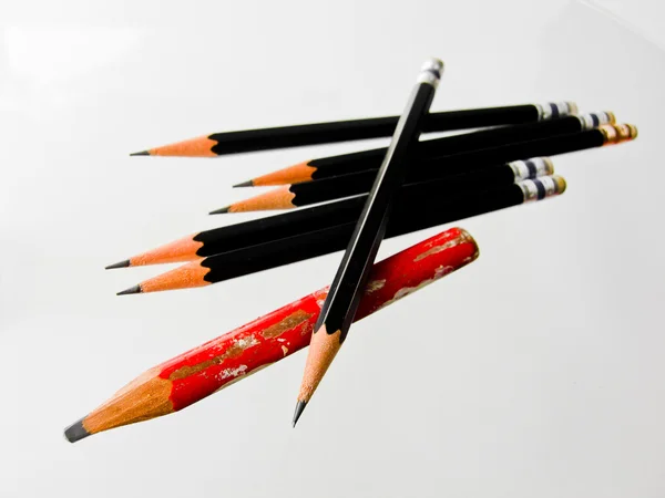 Office and carpenter pencils — Stock Photo, Image