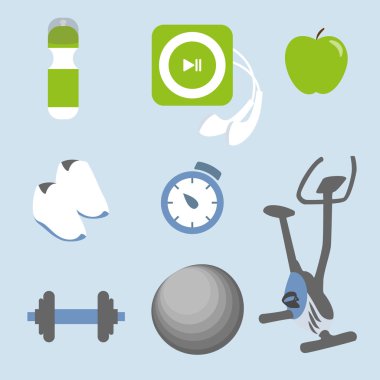 Fitness Icons set