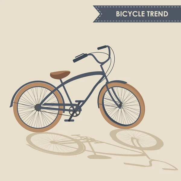 Trendig cykel — Stock vektor