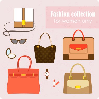 kadın moda koleksiyonu çanta ve Aksesuar