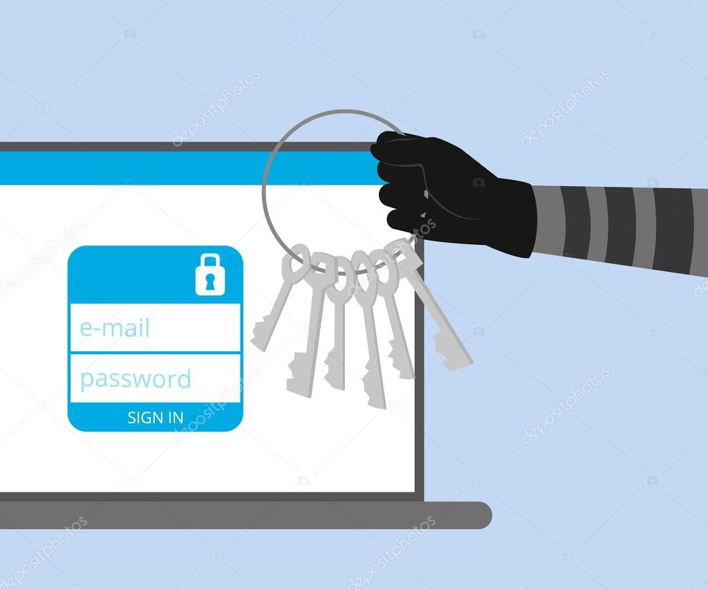 Thief has a key for your account in social networking