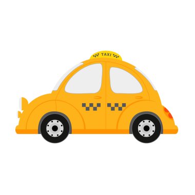 Small taxi car clipart